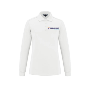 Ladies Long Sleeve Pique Mesh Polo